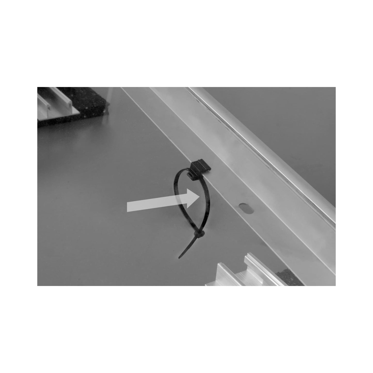 K2 - Unterkonstruktion Kabelbinder- Cable Manager PA66W - 100 Stück (2002870)