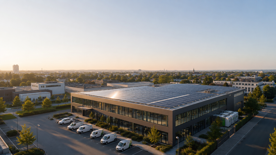 Photovoltaik für Unternehmen 2026: Kosten, Größenklassen und Rendite von 15 bis 500 kWp