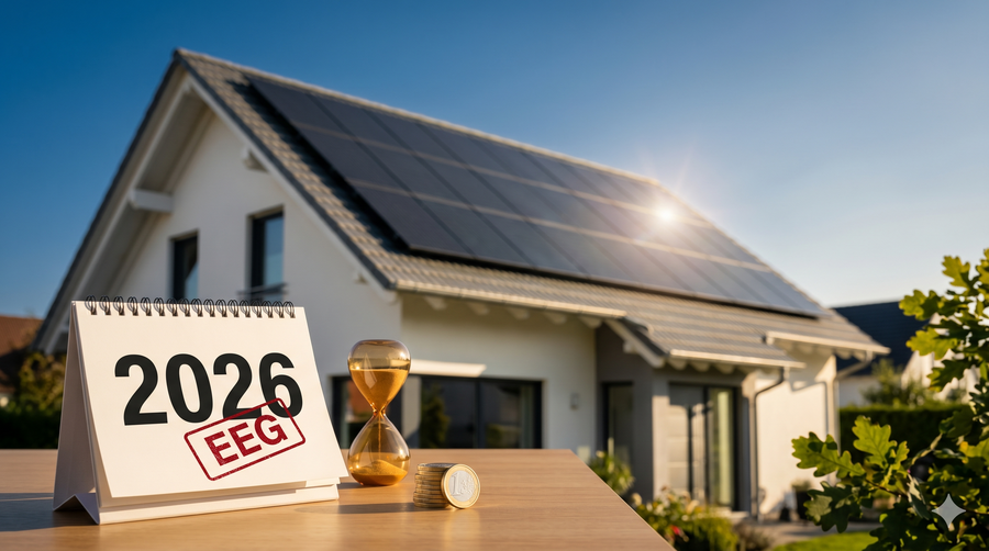 EEG 2026: Einspeisevergütung fällt weg, jetzt noch Solaranlage sichern