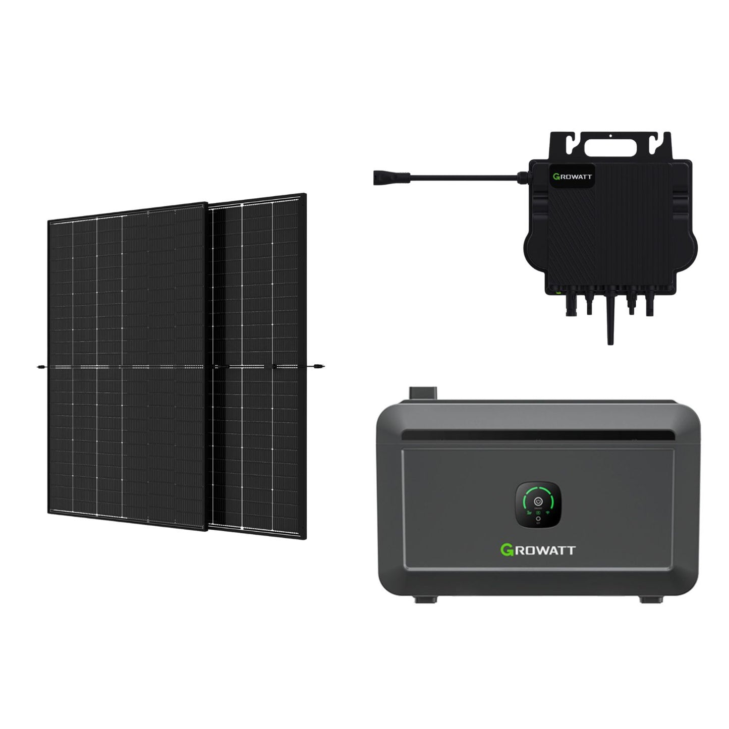 Balkonkraftwerk Growatt NEO inklusive NOAH