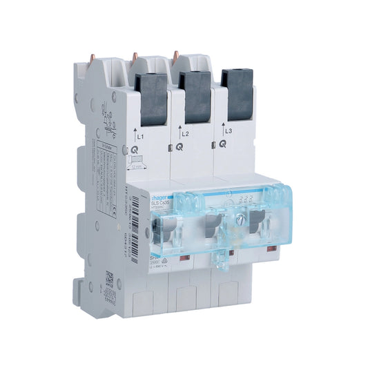Hager - SLS-Schalter HTS350C 3P 35A für Sammelschiene