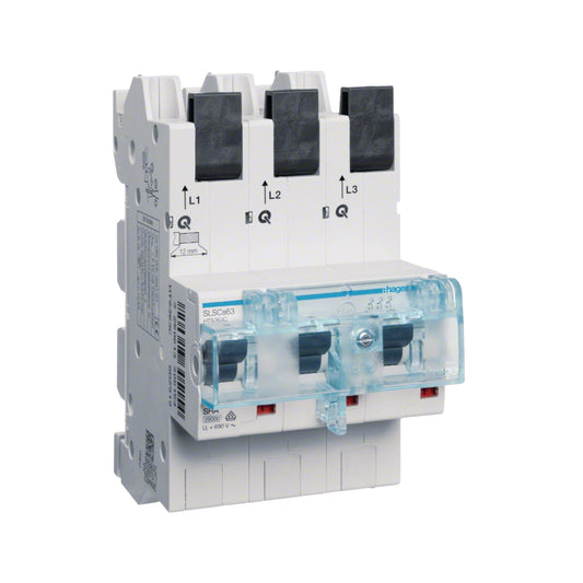 Hager - SLS-Schalter HTS363C 3P 63A für Sammelschiene