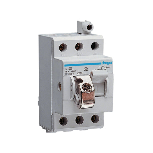 Hager - SH363S Kompaktschalter - 63A
